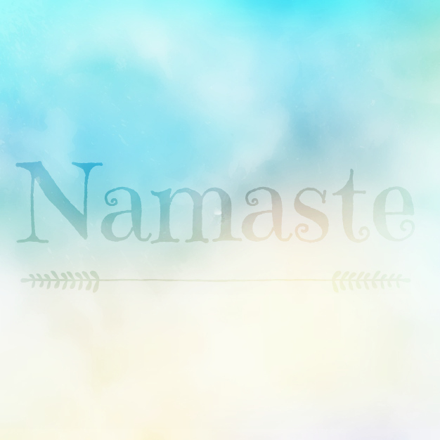 Namaste is een begroeting