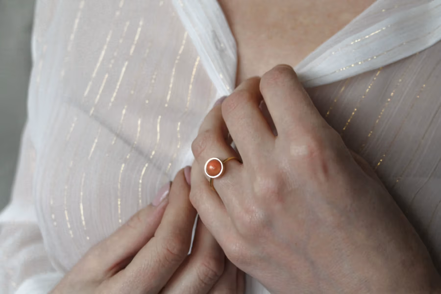 ring-goud-watermeloen-kwarts-verstelbaar-edelsteen