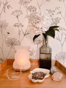 handgemaakte-aromalamp-wierookbrander-glas-essenhout