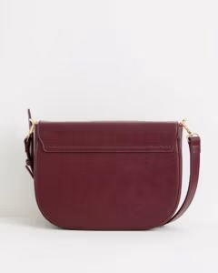 Bordeaux rode crossbody damestas van het merk Fable England.