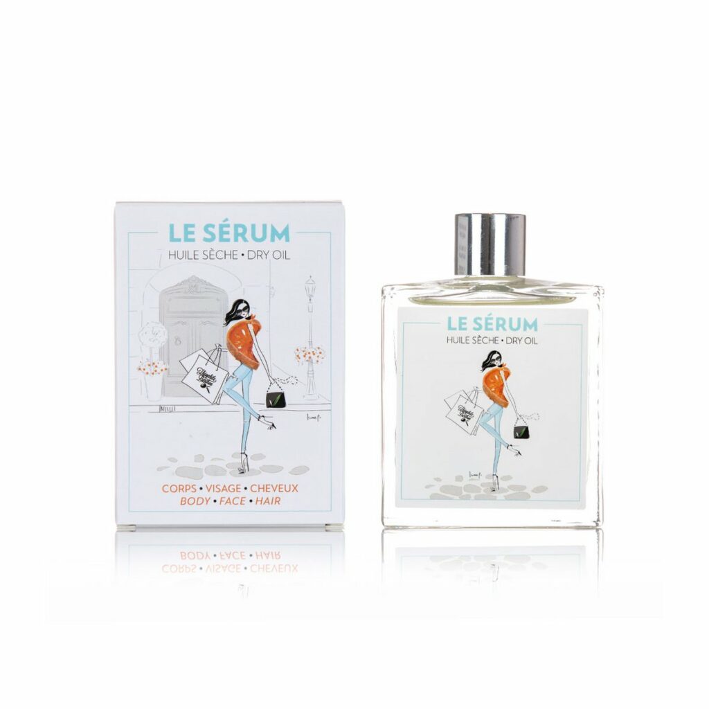 Glazen flesje Neroli Citrus Bodyoil voor Droge Huid, 100% natuurlijke olie met biologische Camelina-olie, voedt en verzacht de droge en gevoelige huid zonder vettig aan te voelen.