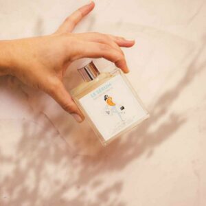 Hydraterende body oil zonder parabenen.