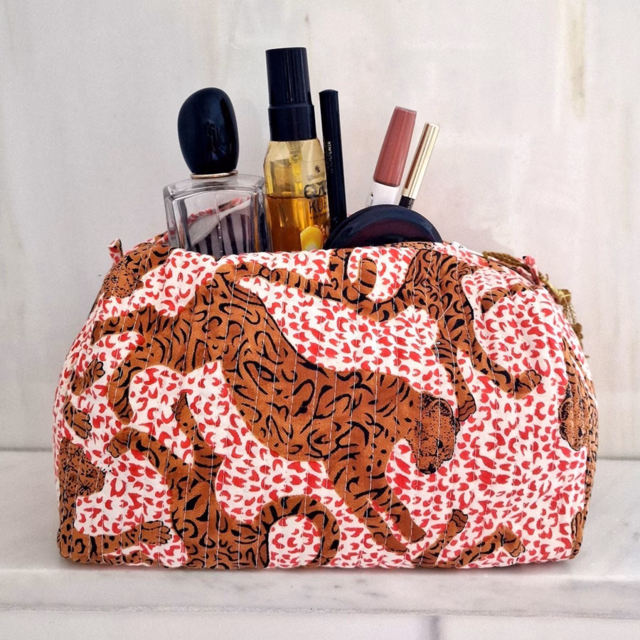 handgemaakte make-uptas "h.Leopard" - Afbeelding 4