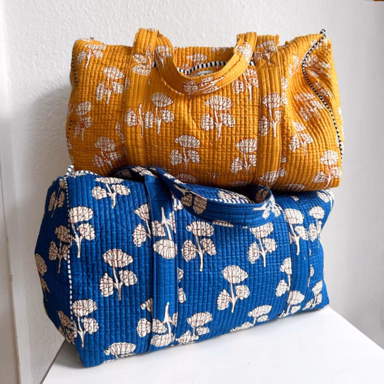Handgemaakte Baumwolltasche "Mystic Flower"