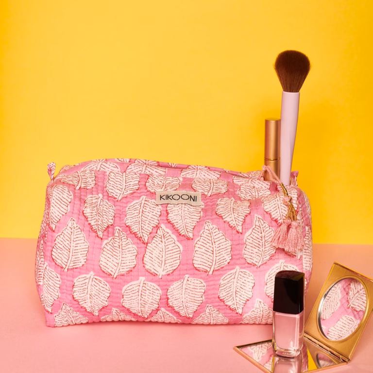 handgemaakte make-up tas 'P. Harleen'