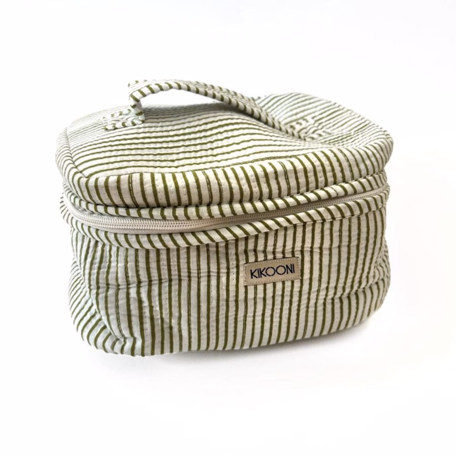 grote make-uptas BIG BEAUTY "Stripes with P" - Afbeelding 3