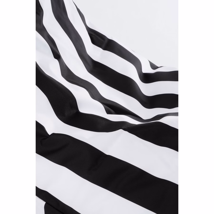 Rissy Zitzak - L140 x B95 x H95 cm - Zwart, Wit - Afbeelding 3