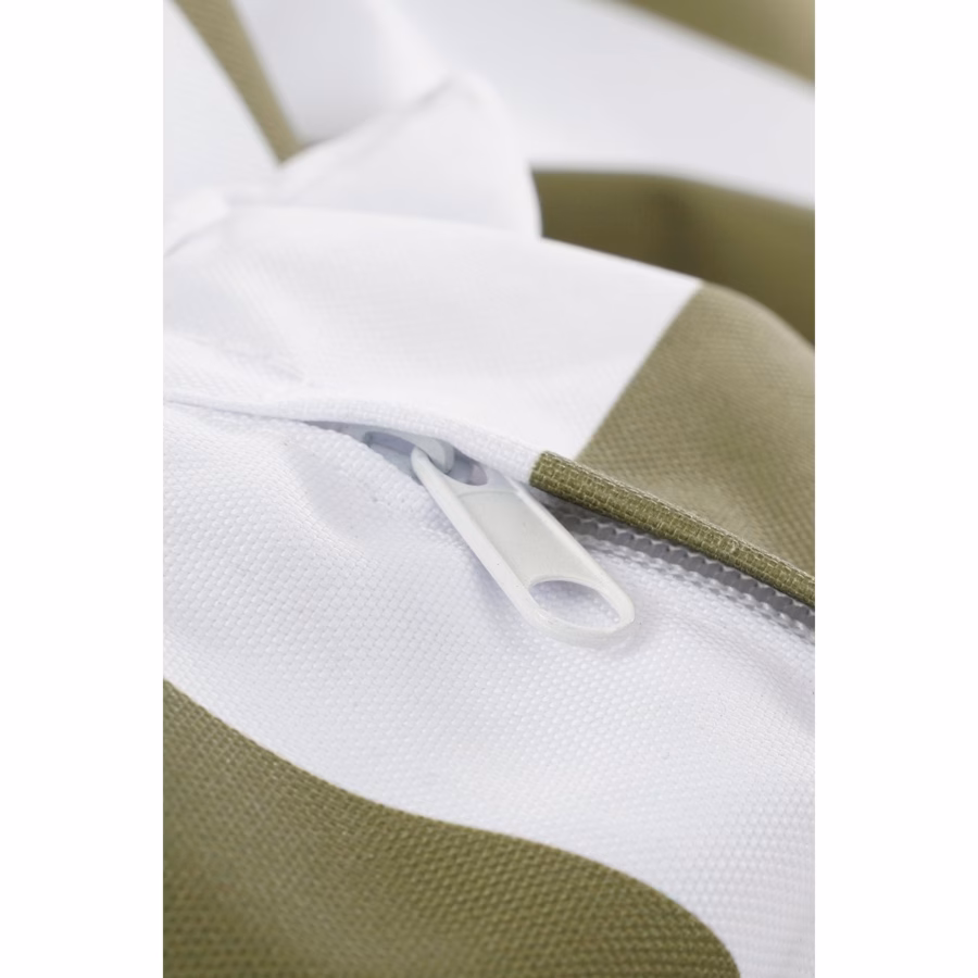 Rissy Zitzak - L140 x B95 x H95 cm - Groen, Wit - Afbeelding 5
