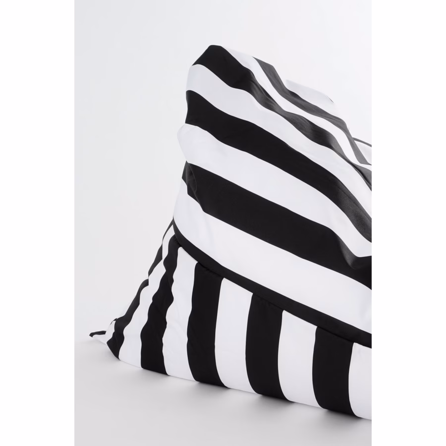Rissy Zitzak - L140 x B95 x H95 cm - Zwart, Wit - Afbeelding 4