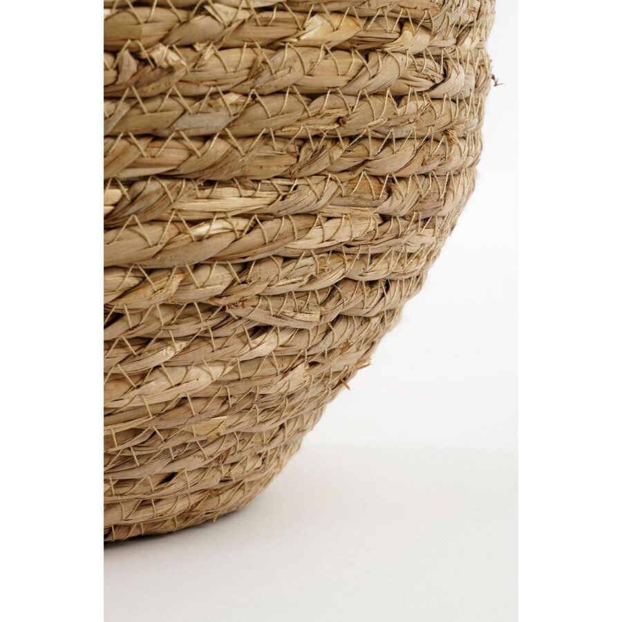 Jorck Plantenmand - Set van 3 - H24 x Ø26 cm - Zeegras - Blauw, Bruin - Afbeelding 3