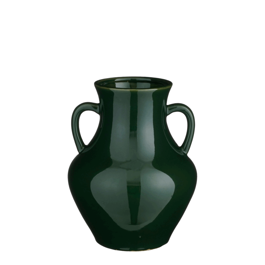 Marian Vaas - H33 x Ø26 cm - Keramiek - Groen