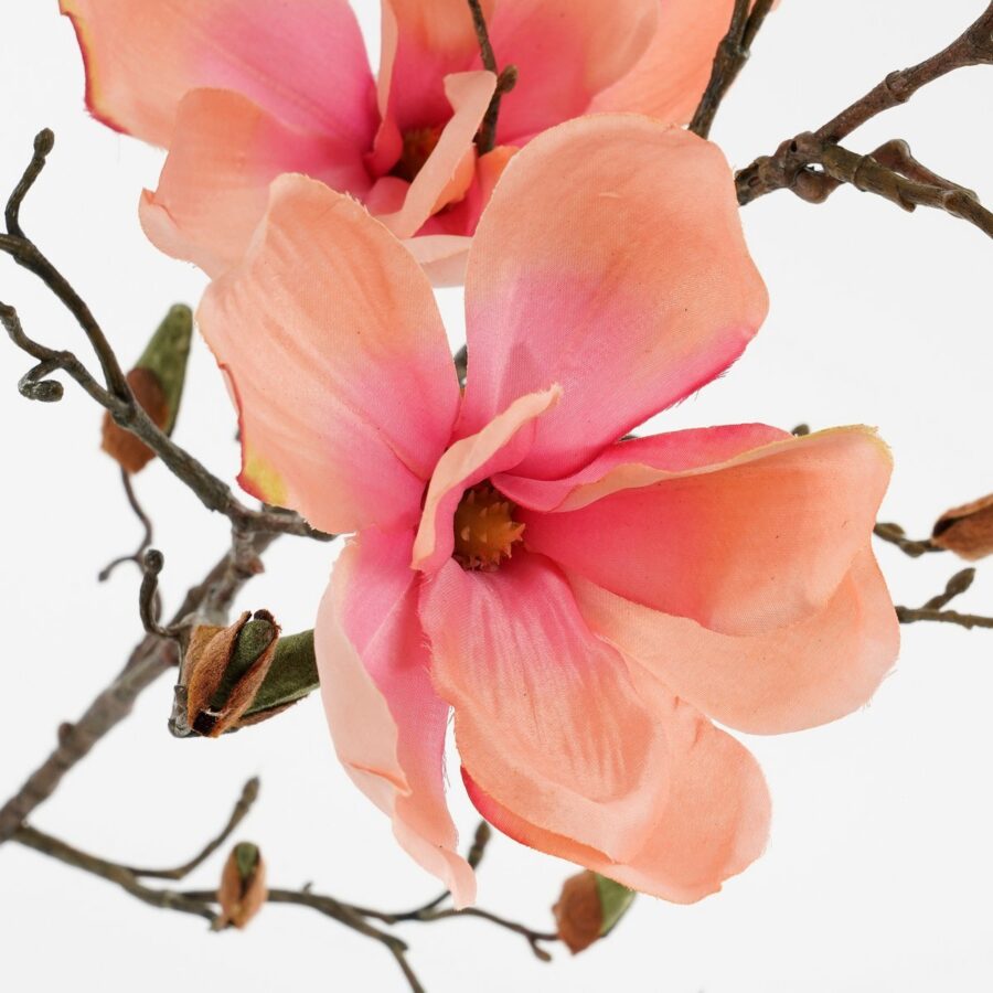 Magnolia Kunstbloem - H88 cm - Roze - Afbeelding 2