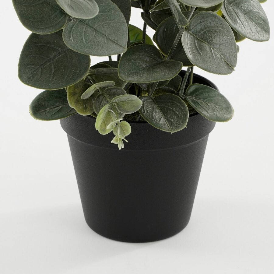 Eucalyptus Kunstplant in Bloempot - H53 x Ø23 cm - Groen - Afbeelding 4