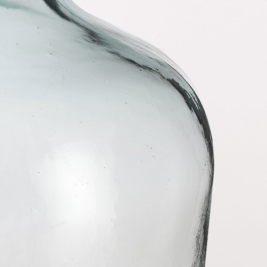 Diego Fles Vaas - H56 x Ø40 cm - Gerecycled Glas - Transparant - Afbeelding 3