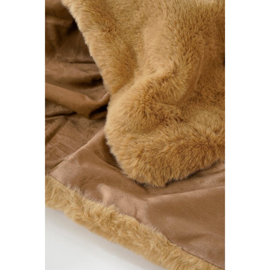 Bronte Fleece Deken - L200 x B150 cm - Lichtbruin - Afbeelding 3