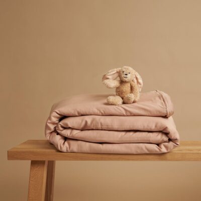 Kids - TENCEL™ Twill Dekbedovertrek Peach