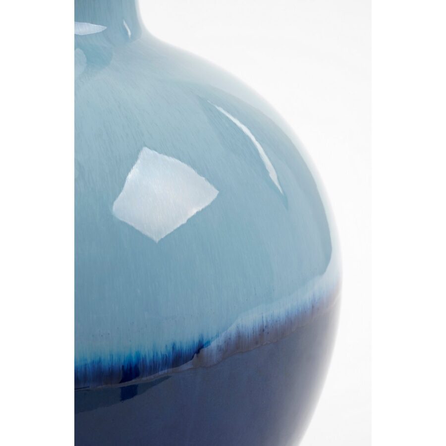 Holm Vaas - H42 x Ø29 cm - Keramiek - Blauw - Afbeelding 3