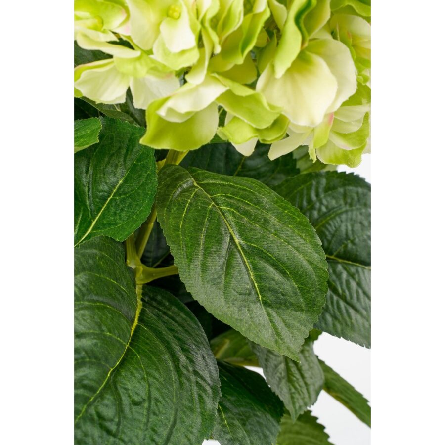 Hortensia Kunstplant in Bloempot Stan - H45 x Ø45 cm - Groen - Afbeelding 4