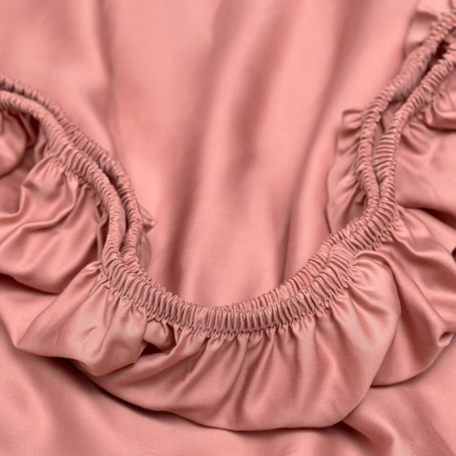 TENCEL™ - Sateen Hoeslaken Terra Roze - Afbeelding 5