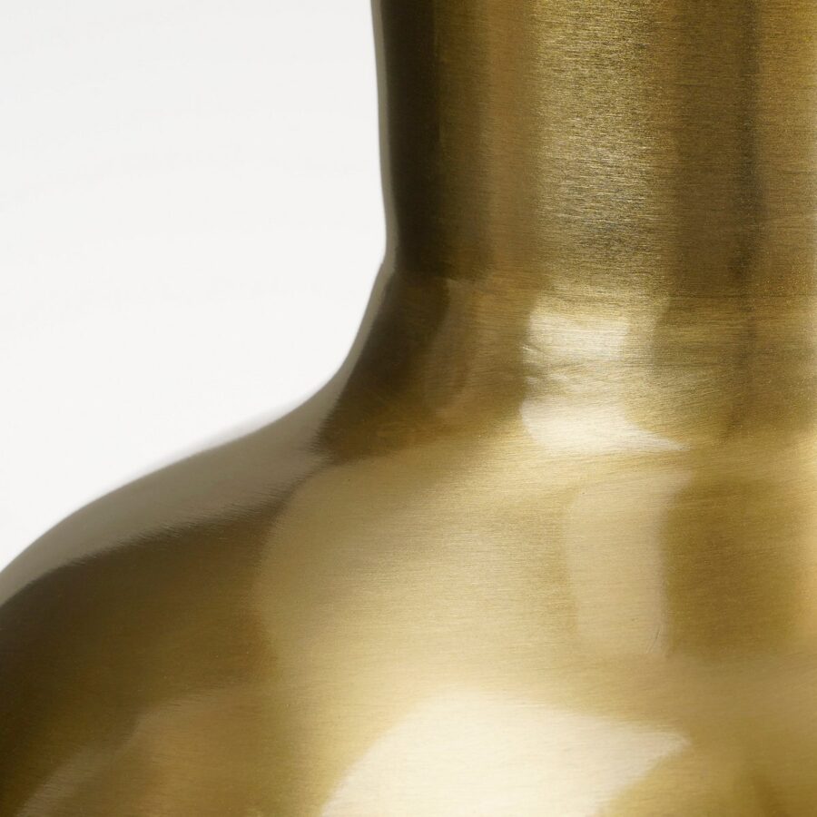 Dara Vaas - H42 x Ø28 cm - Metaal - Goud - Afbeelding 3