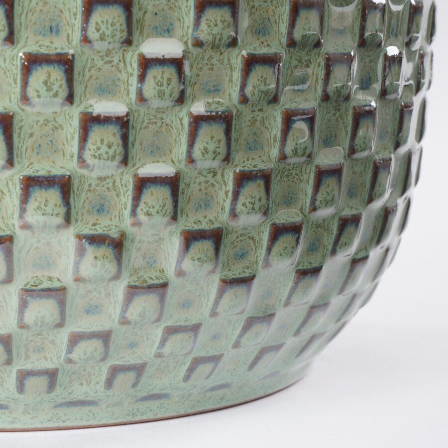 Daan Bloempot - H18 x Ø19 cm - Groen - Afbeelding 3