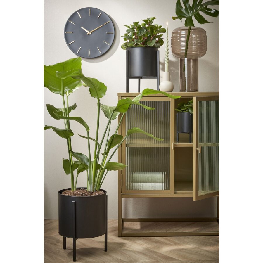 Brixen Wandklok - Ø36 cm - Zwart - Afbeelding 4