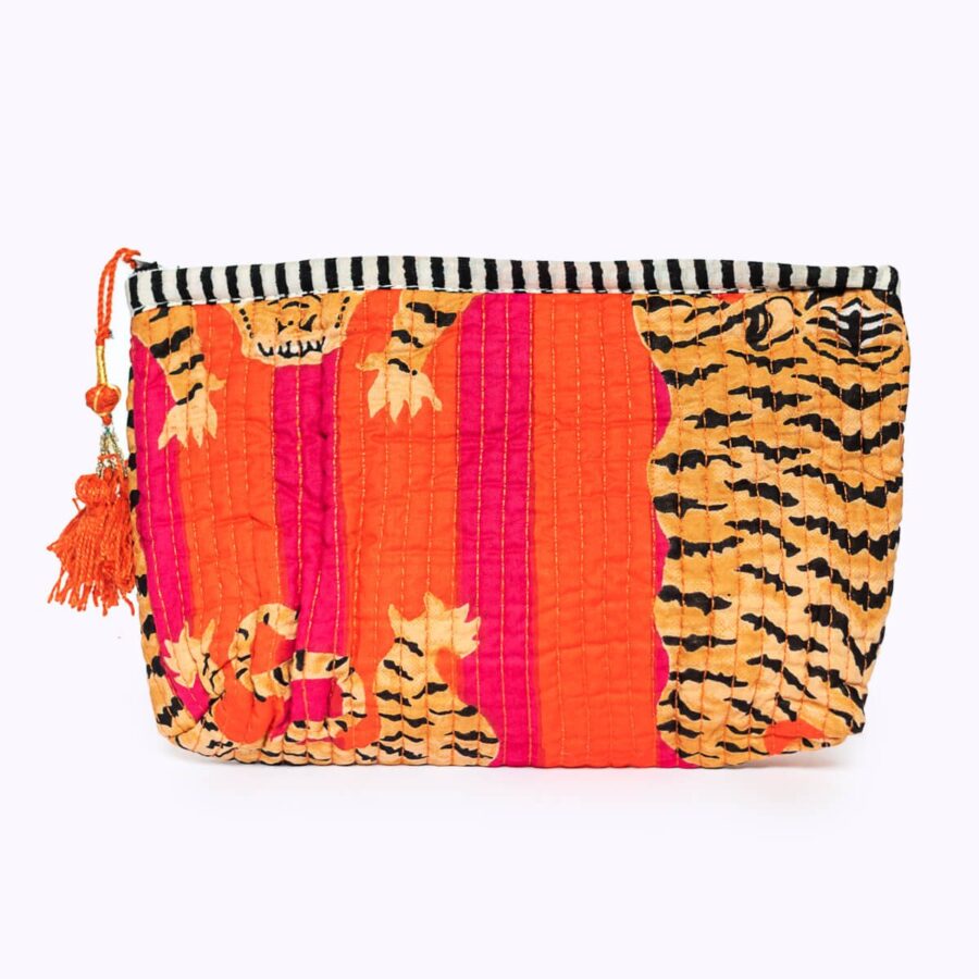 handgemaakte mini tas 'Poppy Tiger' - Afbeelding 2