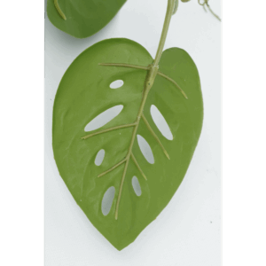 Monstera Monkey Bush Kunstslinger 120cm (Guirlande) - Afbeelding 6