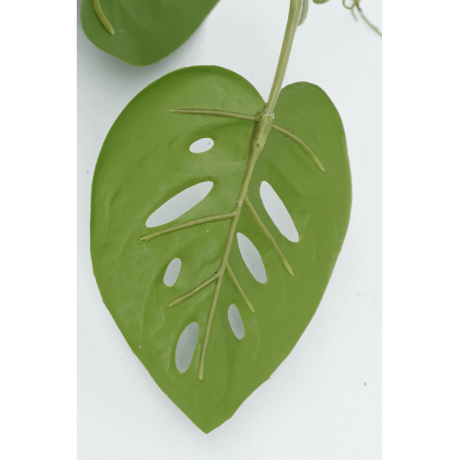 Monstera Monkey Bush Kunstslinger 120cm (Guirlande) - Afbeelding 6