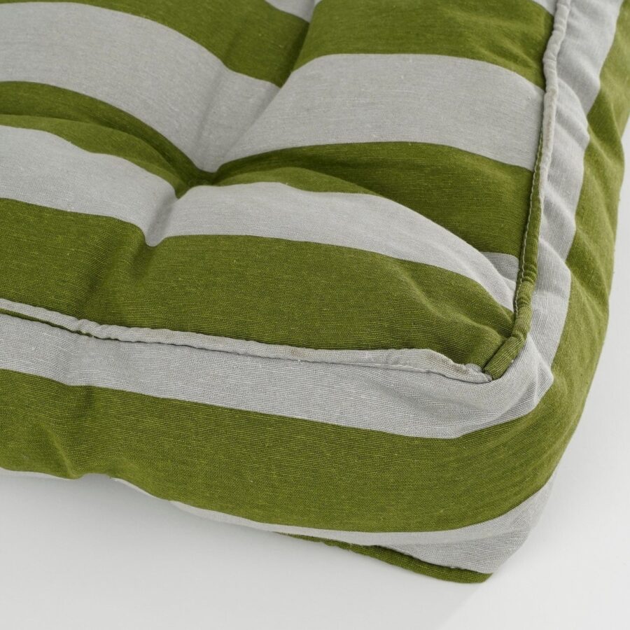 Osborn Matraskussen - L47 x B47 cm - Katoen - Groen - Afbeelding 2