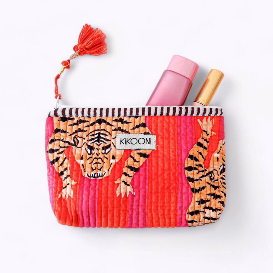 handgemaakte mini tas 'Poppy Tiger' - Afbeelding 6
