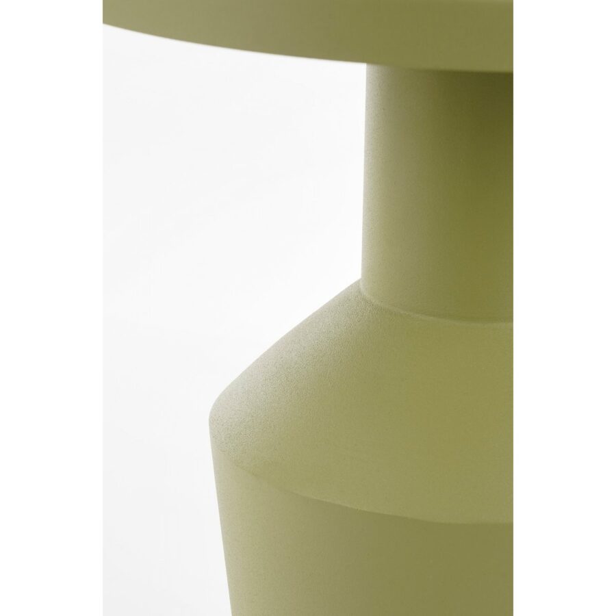 Feroza Bijzettafel - H41 x Ø34 cm - Metaal - Lichtgroen - Afbeelding 3