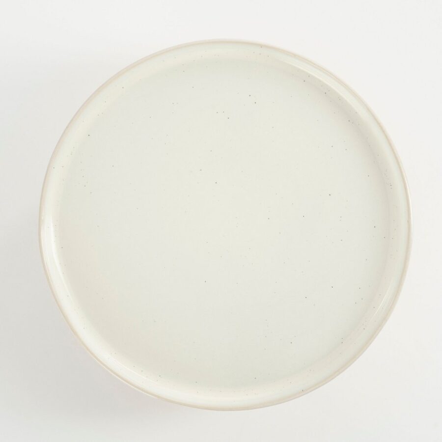 Racco Taartplateau - H11 x Ø28 cm - Steengoed - Off White - Afbeelding 4