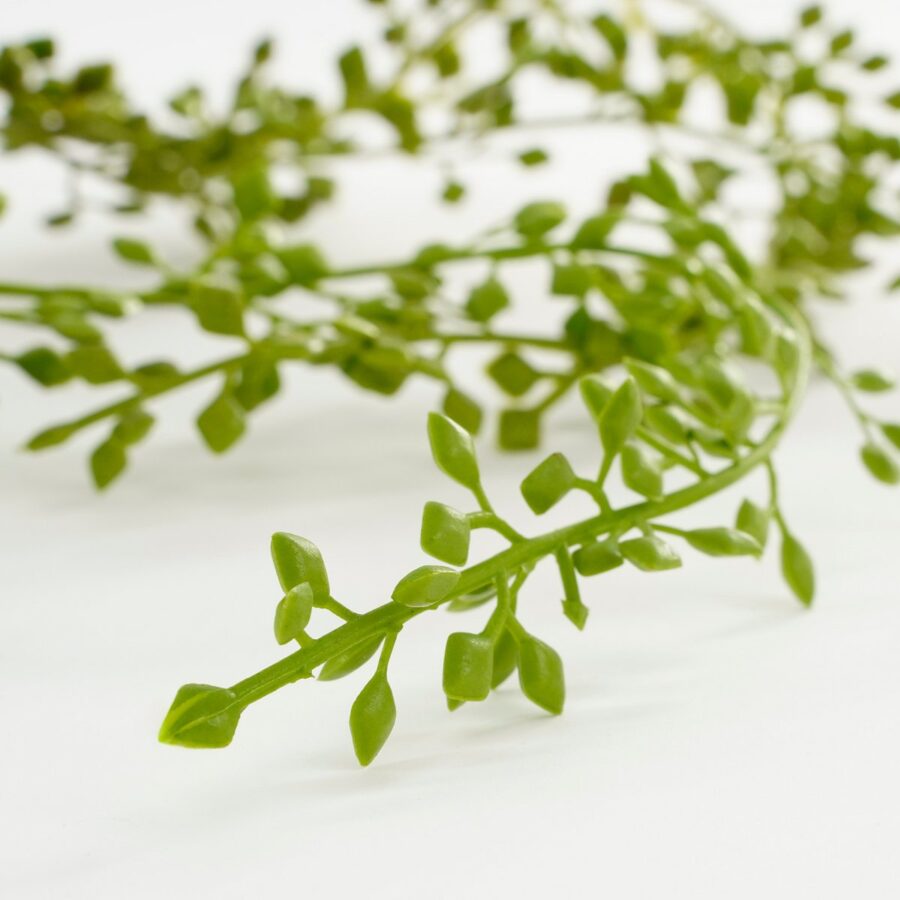 Senecio Kunst Hangplant in Pot - H68 x Ø9 cm - Groen - Afbeelding 2