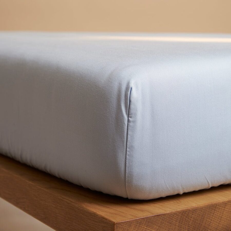 TENCEL™ - Twill Hoeslaken Licht Blauw - Afbeelding 2