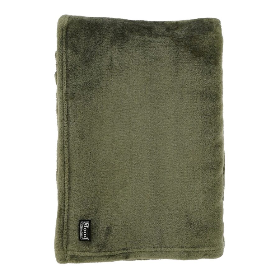 Famke Fleece Plaid - L180 x B130 cm - Donkergroen - Afbeelding 5