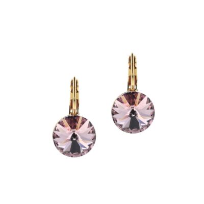 Classic Disc Earhangers - Purple