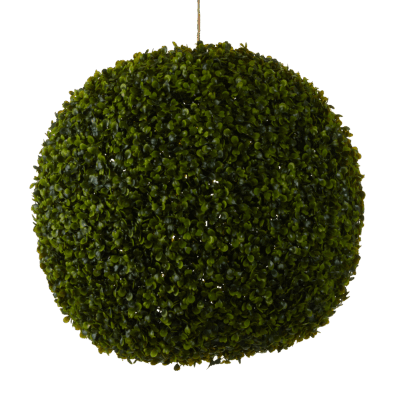 Buxus Bol Kunstplant voor Buiten Hangend - Ø45 cm - Groen