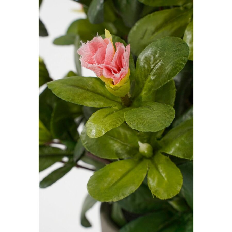 Azalea Kunstplant in Bloempot Stan - H31 x Ø26 cm - Perzik - Afbeelding 3