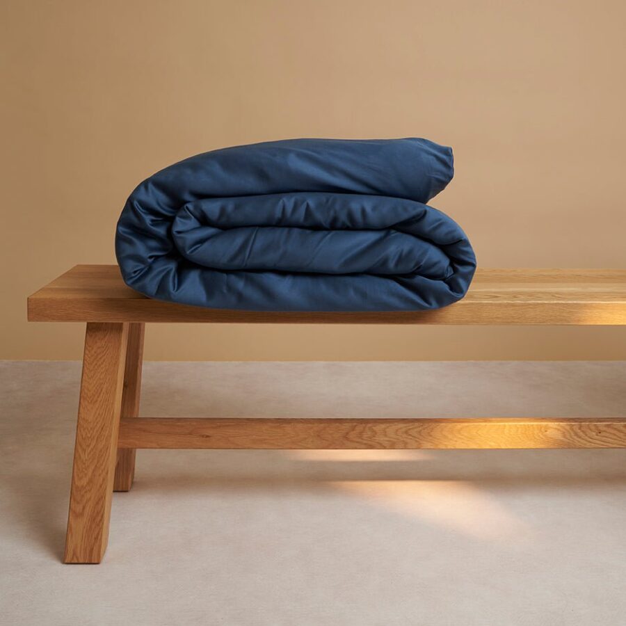 TENCEL™ - Sateen Dekbedovertrek Donker Blauw - Afbeelding 7