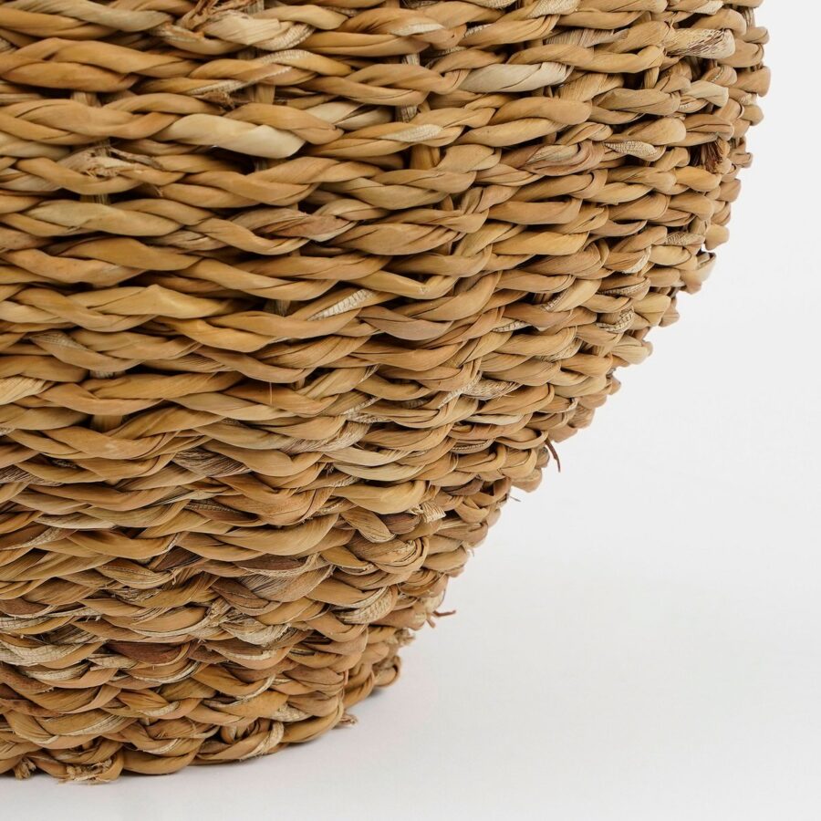Cambridge Decoratieve Vaas - H28 x Ø25 cm - Zeegras - Groen - Afbeelding 4