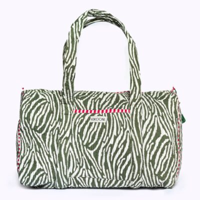 Handgemaakte katoenen tas "DESERT ZEBRA"