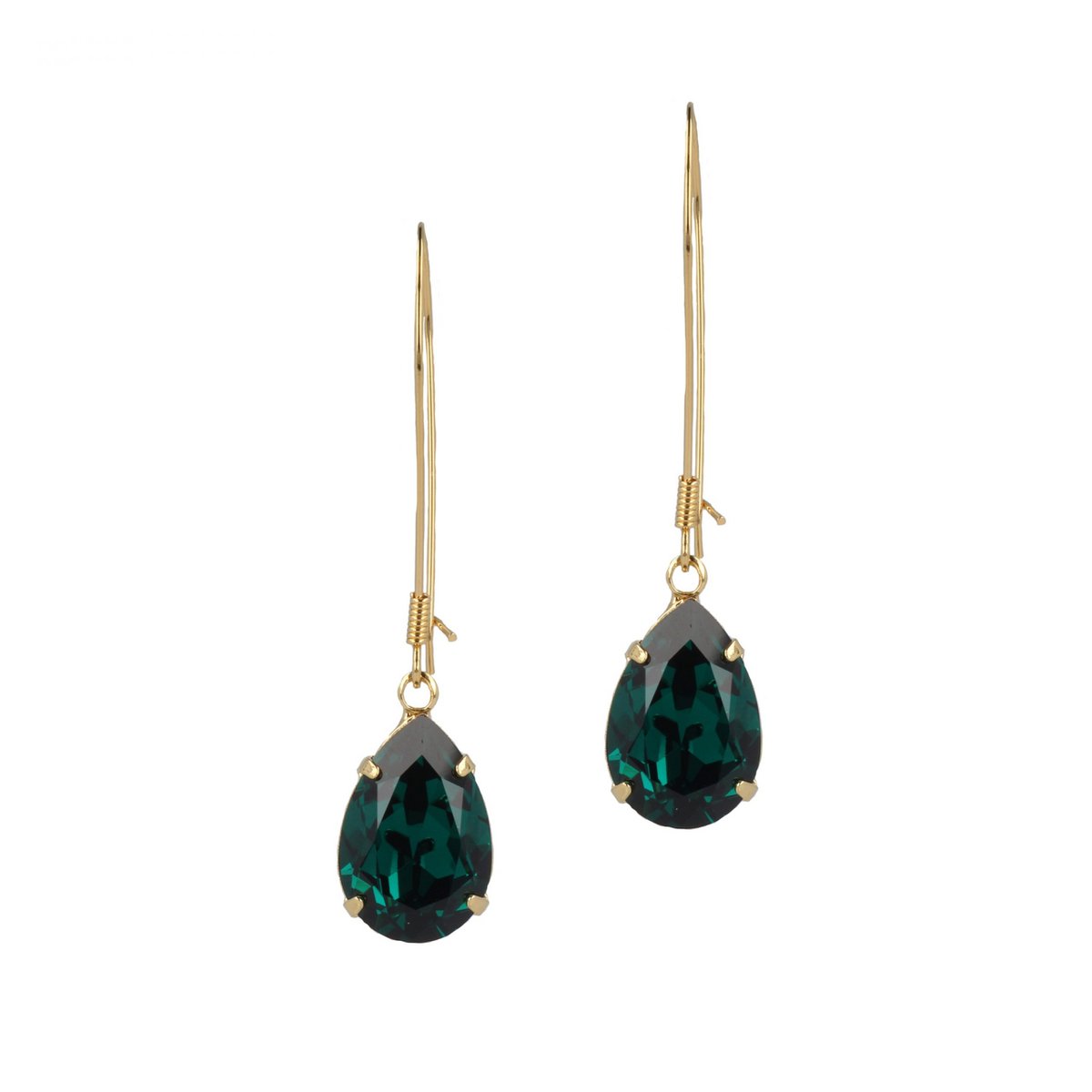 Ida Earhangers Emerald - Gold