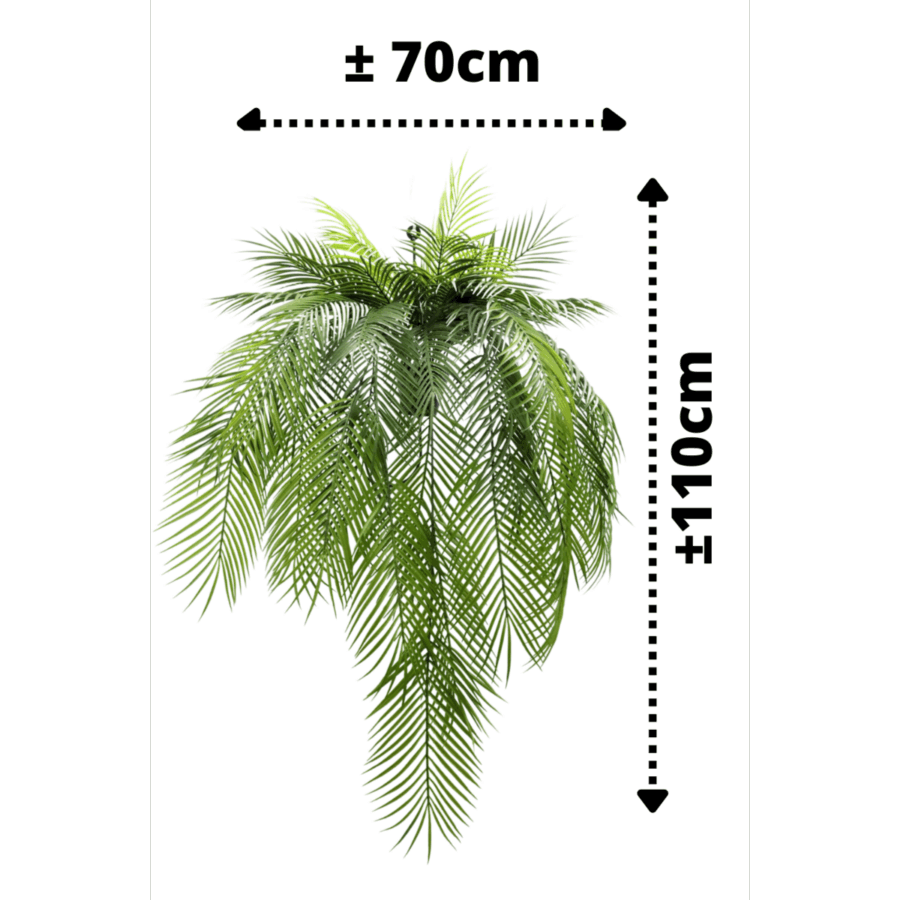 Palm Kunst Hangplant 110cm - Afbeelding 3