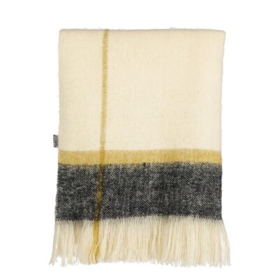 Plaid - L180 x B130 cm - Gebroken wit