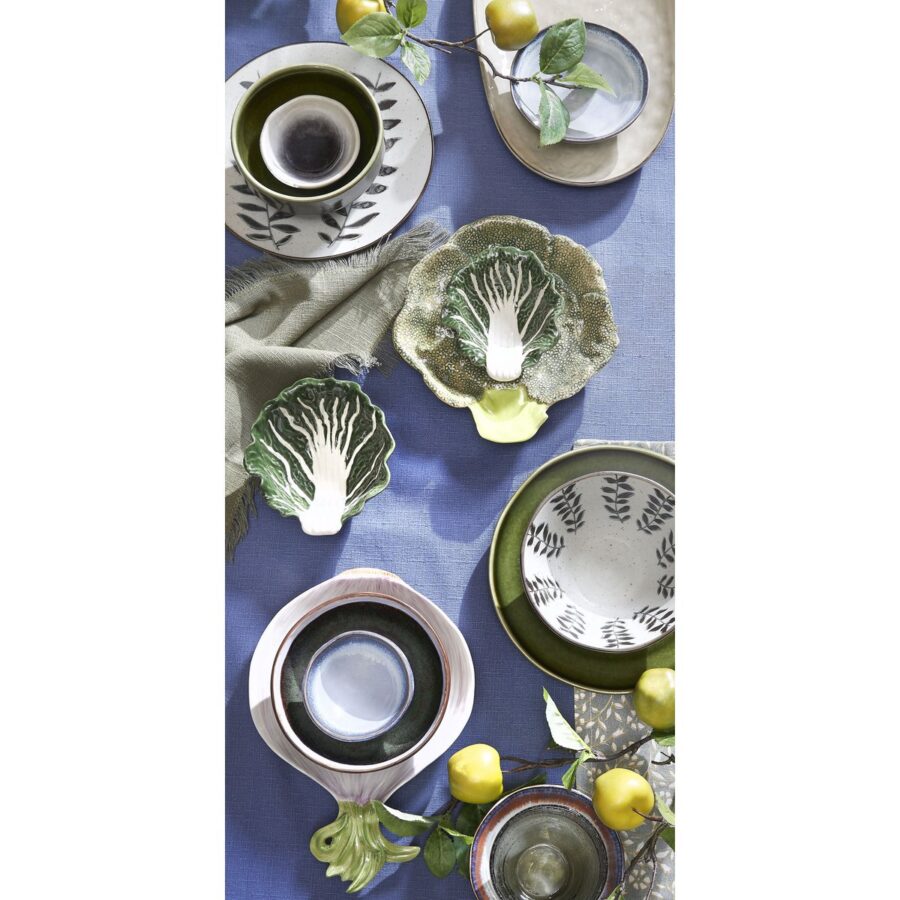Rhea Dinerbord - Ø28 cm - Keramiek - Groen - Afbeelding 4