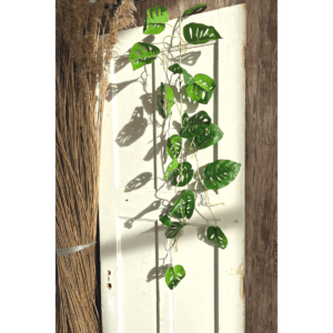 Monstera Monkey Bush Kunstslinger 120cm (Guirlande) - Afbeelding 2