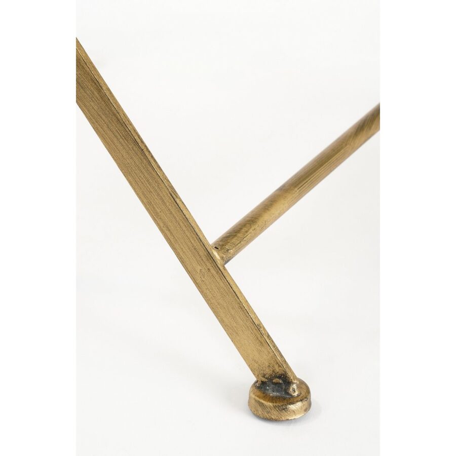 Alanza Bistrostoel - L40 x B51 x H87 cm - Metaal - Groen - Afbeelding 4