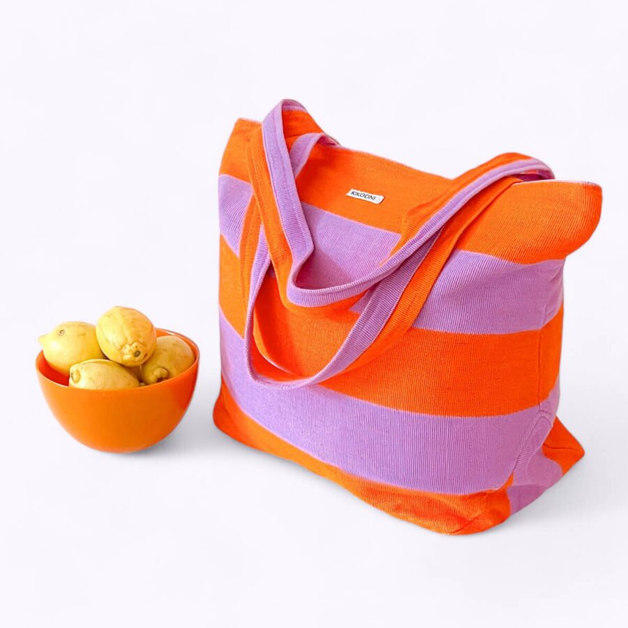 Handgeweven Strandtas 'BELEZZA' - Afbeelding 8