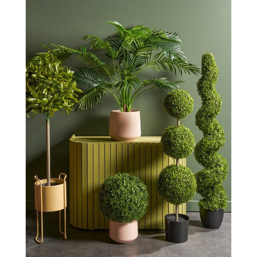 Areca Palm Kunstplant in Pot - H134 x Ø50 cm - Groen - Afbeelding 6